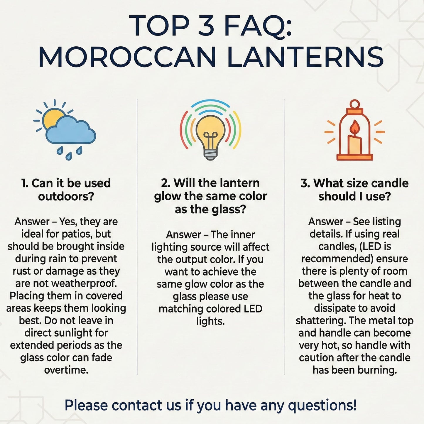 Vela Lanterns Hanging Moroccan Lamp - Exotic Decorative Patio & Porch Decor, Indoor Outdoor Tea Light Candle Lantern Holder with Chain (11" Medium, Gold)