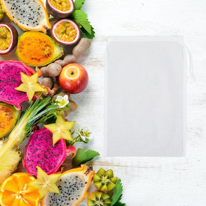 4 128 PCS Nut Milk Strainer Bag Nylon Cheesecloth for Straining, Reusable Cheese Cloths Craft Nutmilk Mesh Bag, Fine