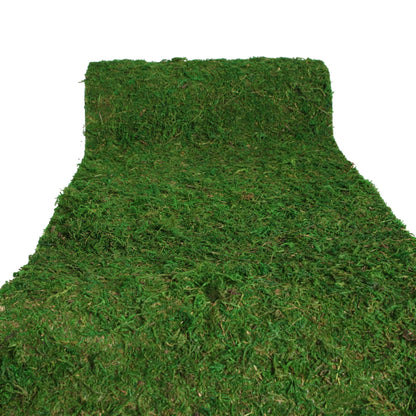 USMOLA Moss Roll, Dried Moss for Crafts, Moss Table Runner for Fairy Gardens, Wedding Woodland Decor, Preserved Moss Mat for Table Decoration (12" W x 60" L)