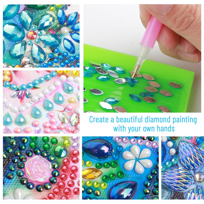 Tontut 5D Diamond Art Painting Kit, Turtle DIY Diamond Art Adult Set Mosaic Crafts, Suitable for Home, Office wall Decoration, can be Packaged as Gifts for Friends