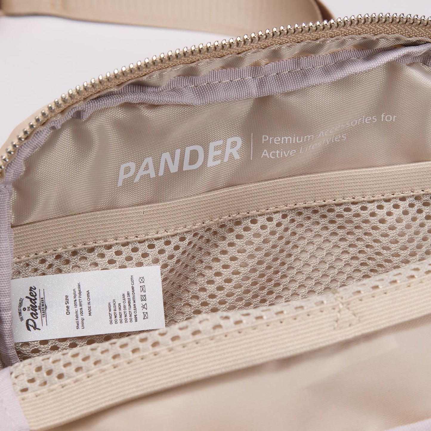 Pander Cross Body Fanny Pack for Women, Fashion Waist Packs, Crossbody Bags, Belt Bag with Adjustable Strap (Black)