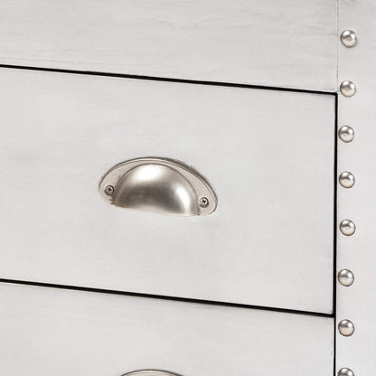 Baxton Studio Multipurpose Shelving and Cabinets, Silver