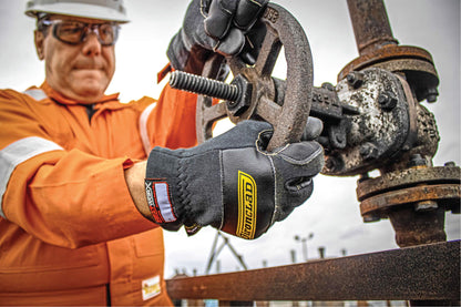 Ironclad HEATWORX HEAVY DUTY FR; Fire Resistant Gloves, handle hot items – up to 600°F (315 °C), (1 Pair), Size X-Large (HW6XFR-05-XL), Black/Dark Grey