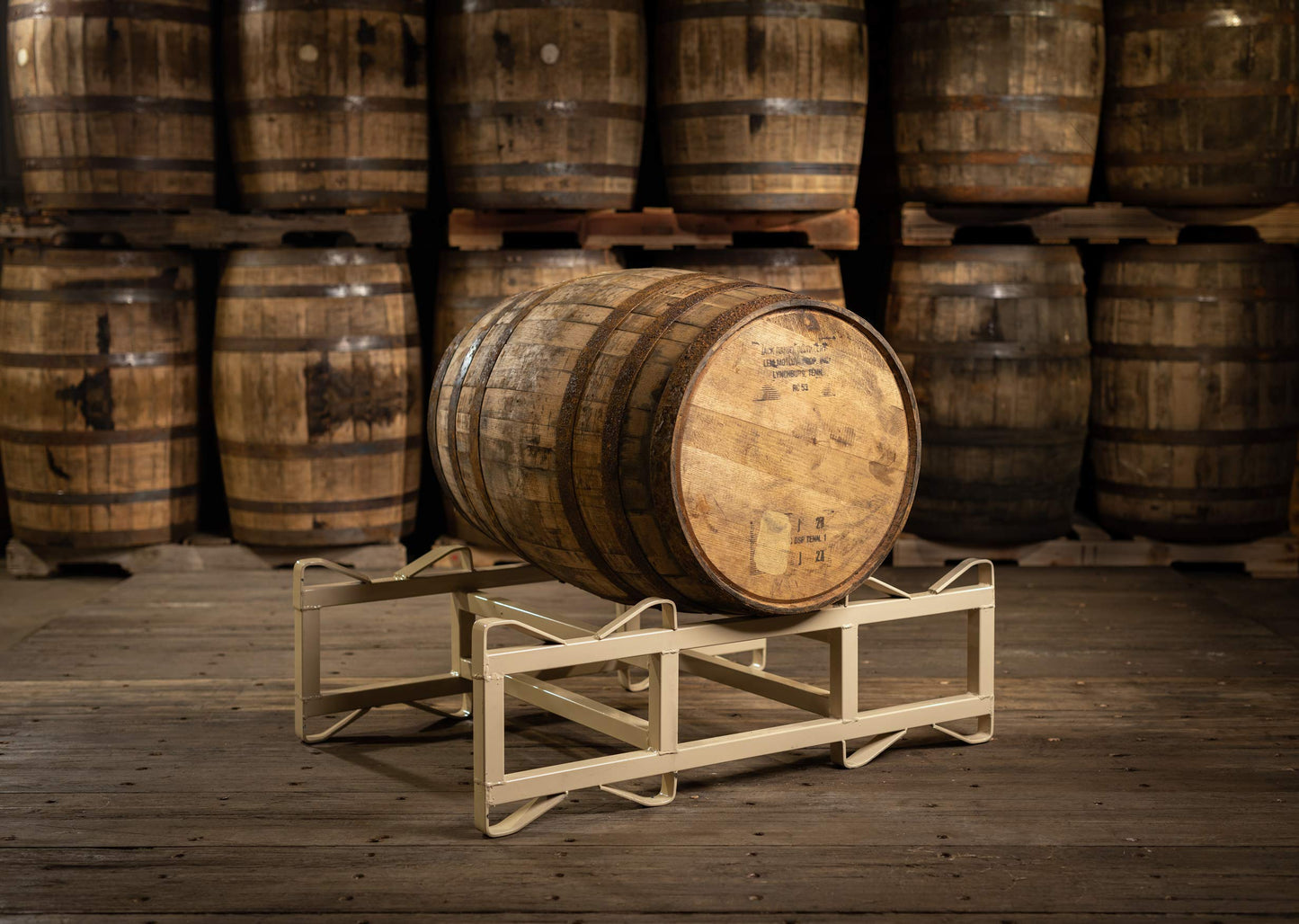 Midwest Barrel Company Authentic Bourbon/Whiskey Barrel (53 Gallon) Used Genuine American White Oak Wood Barrel for Decoration, Furniture & DIY Projects - 1 Barrel
