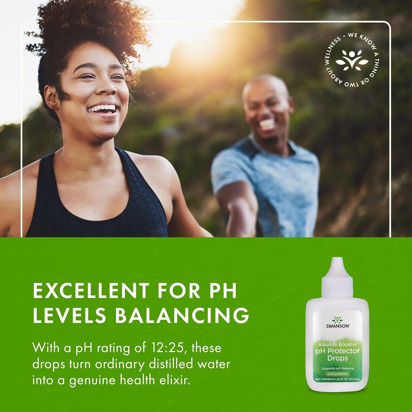 12.25 (1.25 Oz) 3 Pack Swanson Alkaline Booster - pH Protector Drops with pH Rating - Make Your Own Alkaline Water