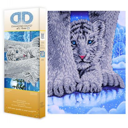 DIAMOND DOTZ at Home Hide N Seek Diamond Painting Kits for Adults - Diamond Art Kits a Relaxing Creative Craft Kit with Dotz Gems 19.7x15.7