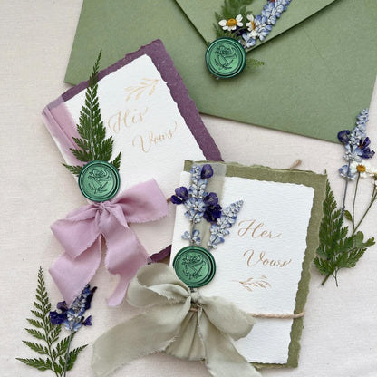 Wax Seal Stickers Rose Wedding Invitation Envelope Seals Stickers 50Pcs Self Adhesive Wax Seal Decals for Party Greeting Card Gift Wrapping Christmas, Pine Green