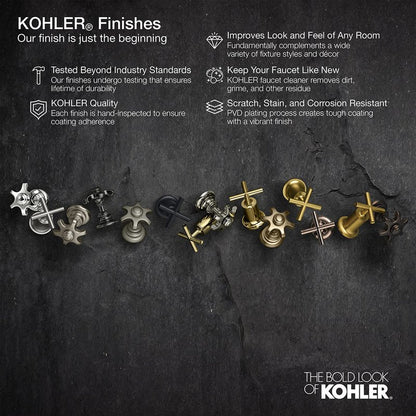 Kohler 27286-2MB Elate® 18" Towel bar, Vibrant Brushed Moderne Brass