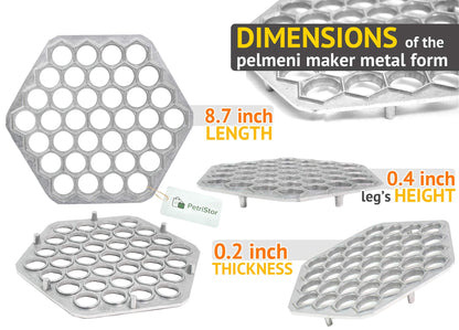 Ravioli Maker Metal Form Meat Pelmeni Dumplins Pasta