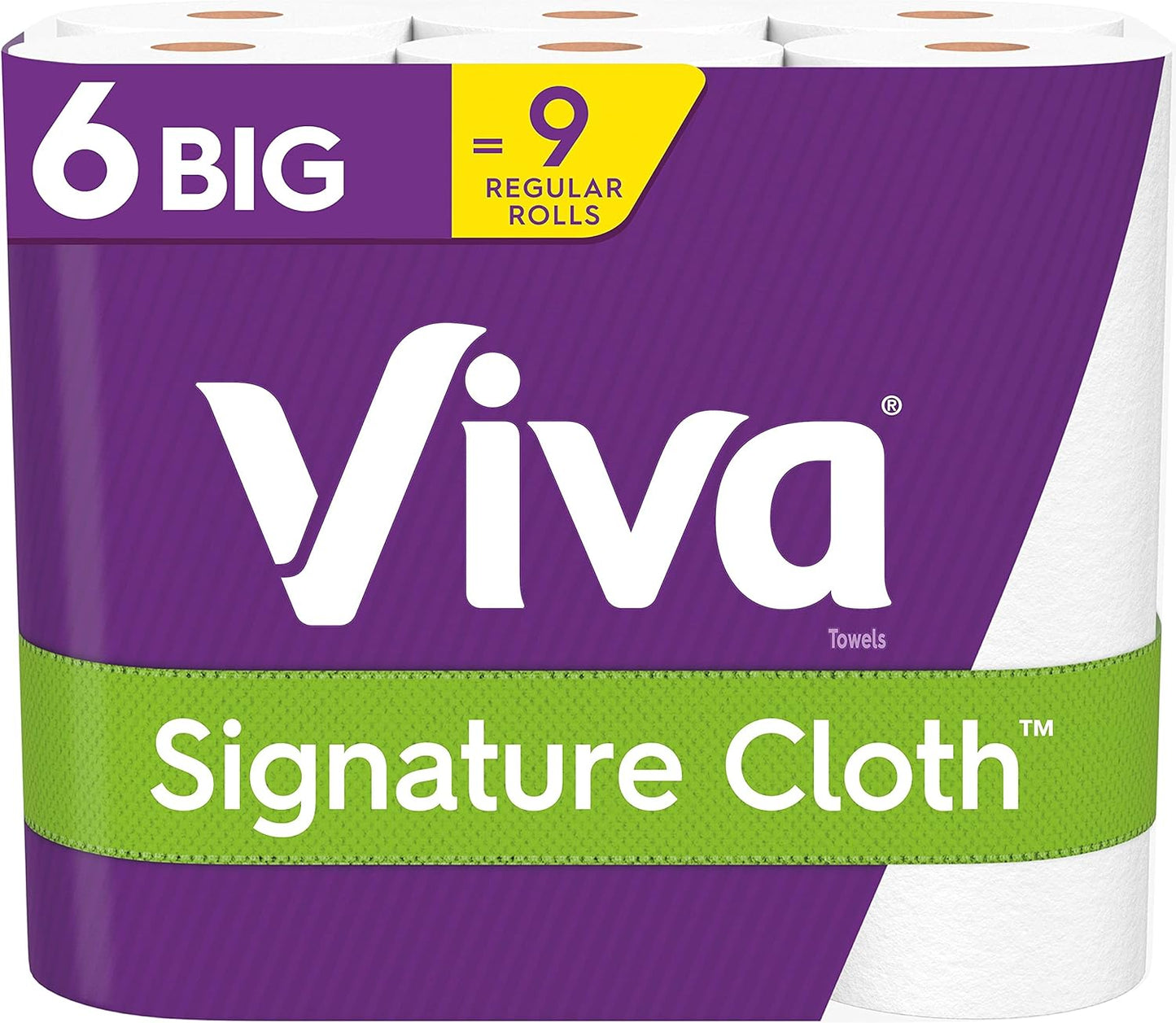 Viva Signature Cloth | Choose-A-Sheet Paper Towels - 6 Big Rolls (78 Sheets Each)