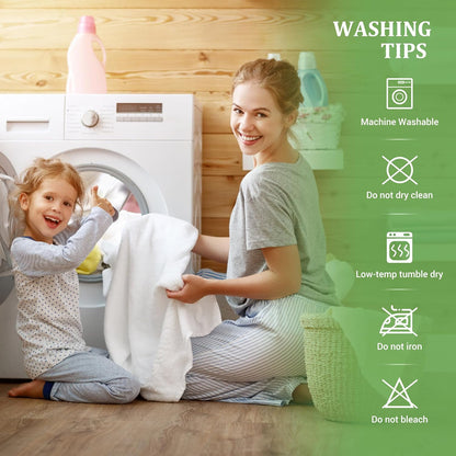 MERITLIFE Premium Waterproof Twin XL Mattress Protector | Noiseless Cooling Bed Cover | Soft Washable (White, Twin XL)