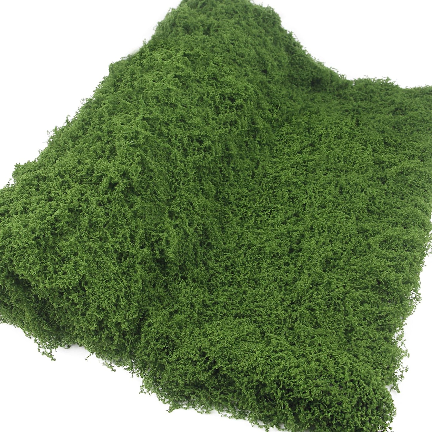 FAICOIA Fake Moss Mat 39" x 39" Faux Moss Blanket for Indoor Plants Dark Green Mossy Table Runner Artificial Moss Rug for Decorating Planters Crafts DIY Fairy Garden Floral Wedding 100 x 100cm