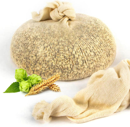28 15 Pack Cotton Brew Bag Grain and Spice Beer Brewing Bags Muslin Bags Steeping Bags for Dry Hopping Grain Beer Wine
