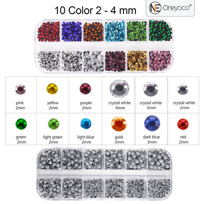 Oneyoco Hotfix Rhinestone Setter, Rhinestone Applicator Tool Kit with Rhinestones, Hot Fixed Wand for Clothes, Fabric Crafts
