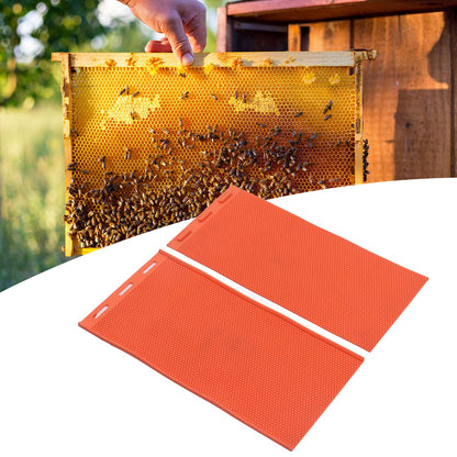 TOPINCN Beeswax Press Sheet Mould, Nonstick Silicone Craft Mat Beeswax Beeswax Sheets for Beekeeping Candle Making