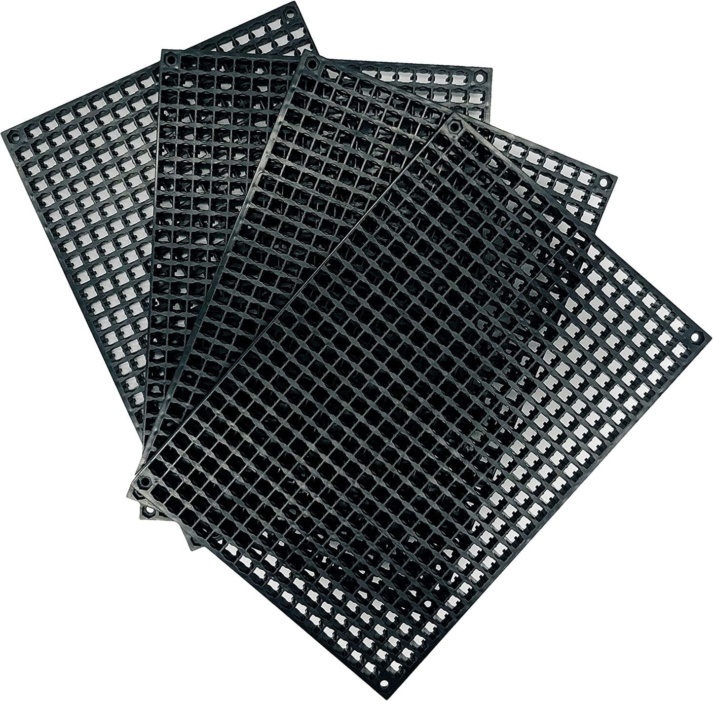 Free Zone 4-Piece Large Pegboard Set (Black)