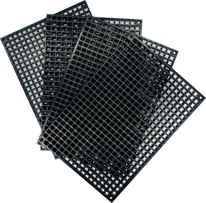 Free Zone 4-Piece Large Pegboard Set (Black)
