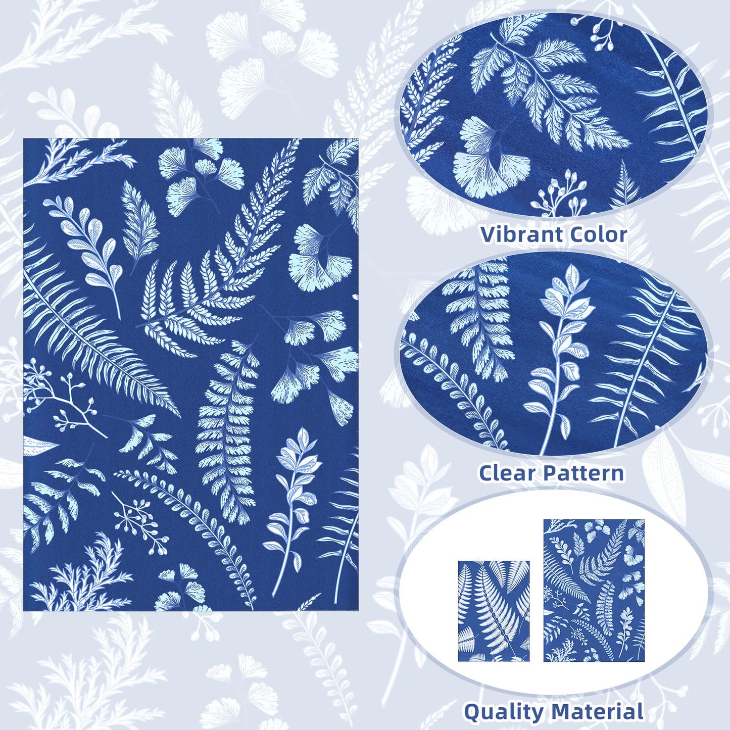 Spakon 32 Sheets Sun Print Paper Cyanotype A4 A5 Solar Drawing Paper Sensitivity Nature Printing for Adults Arts Crafts DIY Project(8.3 x 11.7 Inch,White)