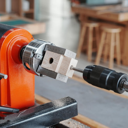 BMWOOD NCK SERIES YD6540 Quick-Change Jaws for Woodturning Lathe for Making Pipe and Spoons.