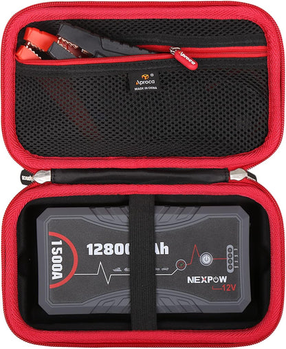 Aproca Hard Storage Travel Case for NEXPOW Q10S Car Jump Starter, 1500A Peak 12800mAh Battery Starter