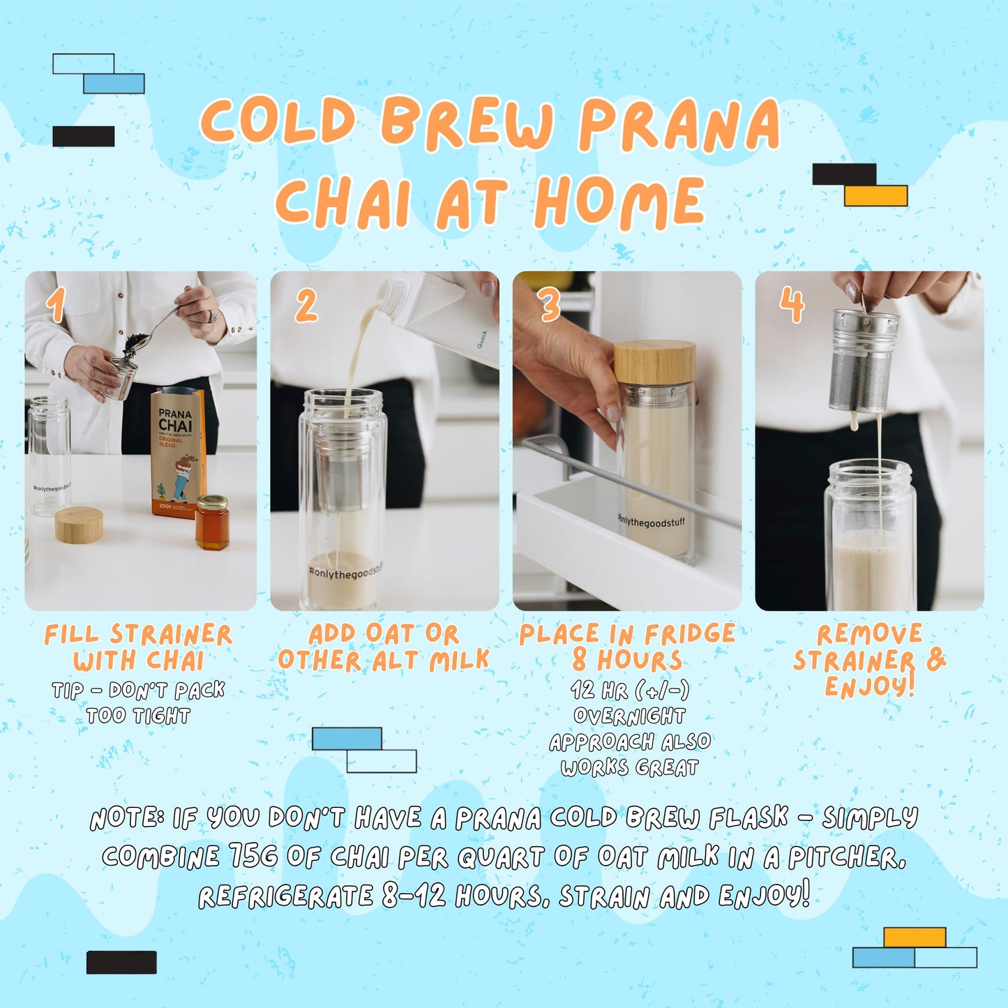 Prana Chai Original Masala Chai Tea - Australian Masala Loose Sticky Chai, 1000g