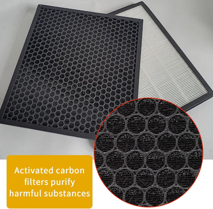 HIFROM HSP001 Replacement Filter, Pack of 1, H13 True HEPA Filter, Activated Carbon Filter Set for Hathaspace