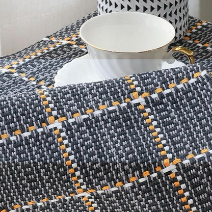 15.7x17.7 Tablecloth Nightstand End Tabletop Dust Cover Night Stand Table Linen - Dark Gray