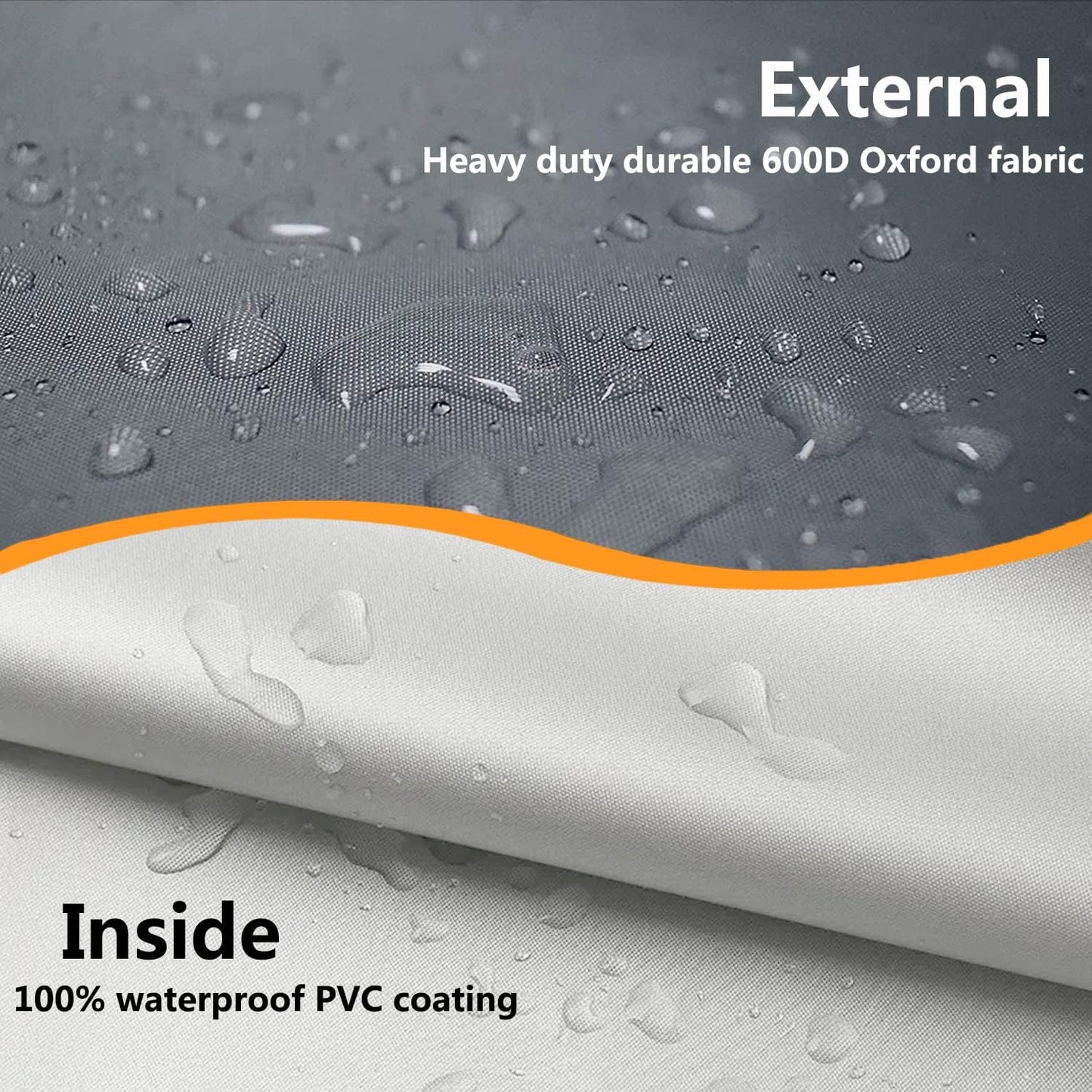 Heavy Duty Waterproof Evaporative Cooler Cover for MC26A, 21"L x 15"W x 32"H Swamp Evaporative Cooler Cover, Grey