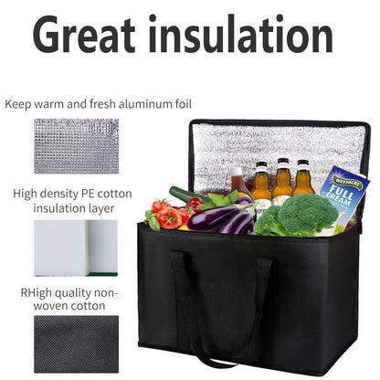 musbus Extra Insulated Food Delivery Bag Cooler Bags Keep Food Warm Catering Therma for doordash Catering cooler bags