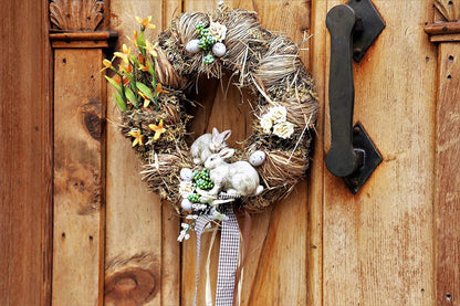 40 Pieces Hanging Round Wreaths Paper Round Christmas Hanging Ornaments Decorations with Twine for Wedding DIY Craft Festival Christmas Valentine's Day Decoration