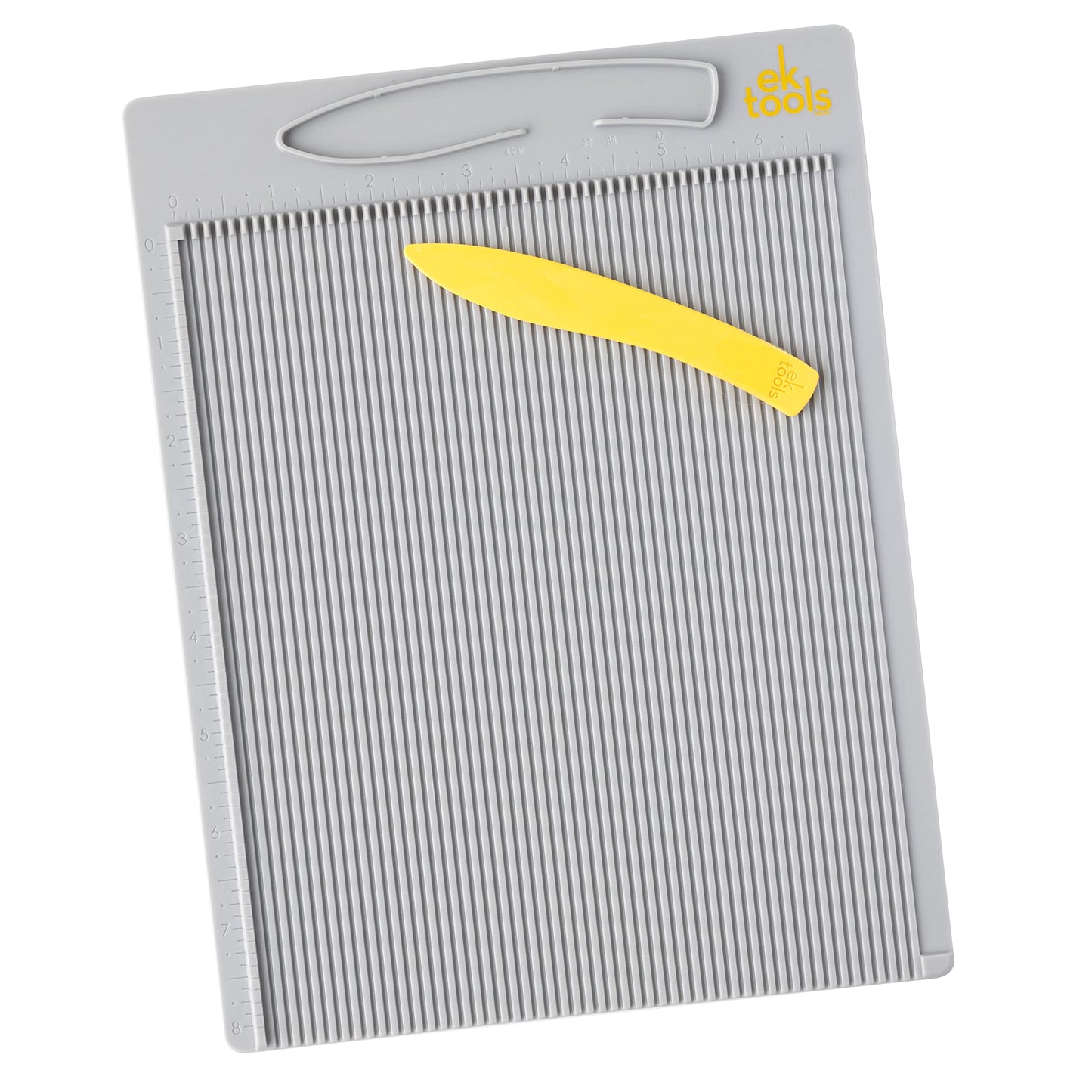 EK Tools Mini Scoring Board, 7.5"x9.75", with Bone Folder, Scoreboard for Paper Crafting, Make Envelopes, Cards, Precision Photos, and More