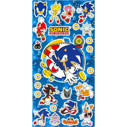 Sonic The Hedgehog Water Bottle Bundle - Video Game School Supplies Set with 20 Oz Drinking Cup, Stickers, More | Sonic Water Bottle for Kids, Boys, Girls