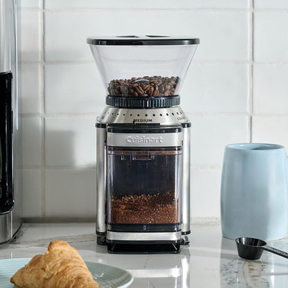Cuisinart Coffee Grinder, Electric One-Touch Automatic Burr Coffee Grinder with 18-Position Grind Selector, Cup Size Selector for 4 – 18 Cups, DBM-8P1, Black Stainless