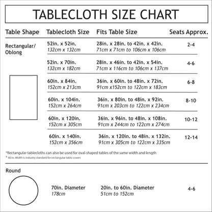 Benson Mills Harvest Legacy Damask Fabric Table Cloth Fall, Harvest, and Thanksgiving Tablecloth (Rust/Burnt Orange, 70" Round)