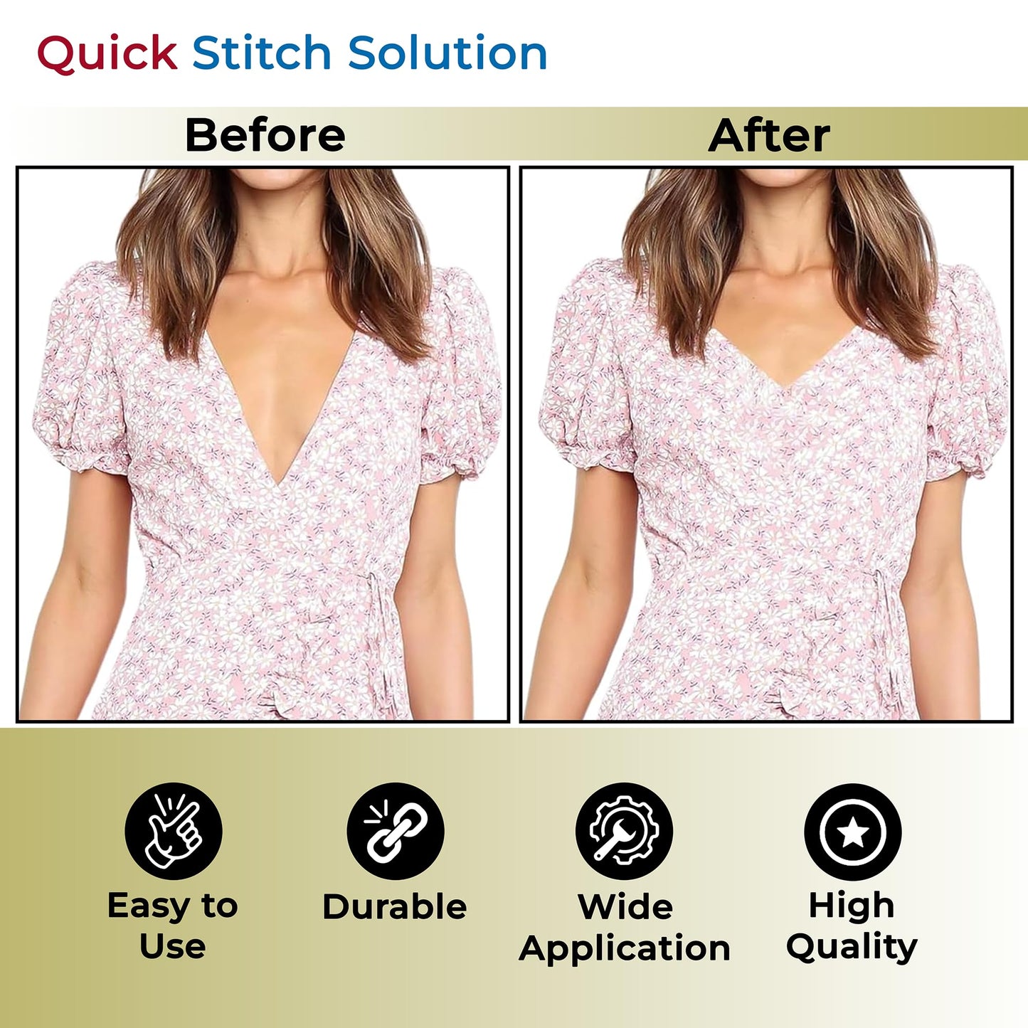 Stitch Gun for Clothes (Quick Fix Tool, Not a Sewing Machine), Handheld Clothing Tag Gun for Quick Clothing Repairs Includes 6 Needles, 1000 Black & 1000 White Fasteners (Pink & Blue)