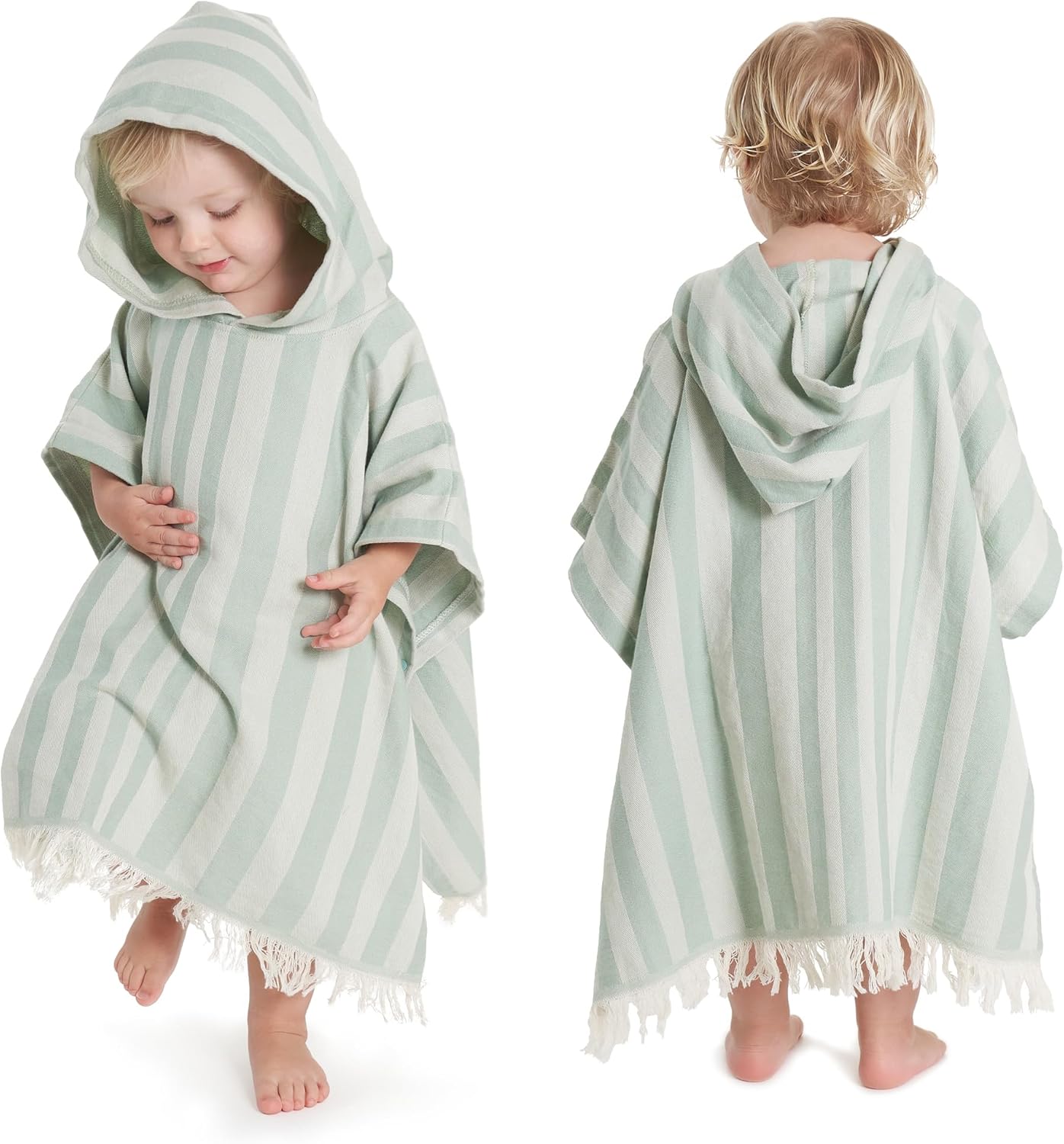 1-3 ZICOTO Stylish Hooded Beach Towel for Kids - Extra Soft and Fast Drying Poncho for Toddlers Years is Made