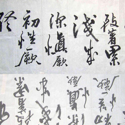 HOZEON 400 Sheets of Xuan Paper 27.2 x 13.4 Inch, Sumi Ink Drawing Rice Paper, Raw Sheng Xuan Without Grids for Chinese Japanese Calligraphy Character Writing