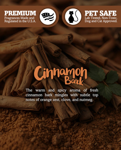 Cinnamon Bark Soy Votive Candles - Scented with Essential & Natural Oils - 6 Brown Natural Votive Candle Refills - Bakery & Food Collection