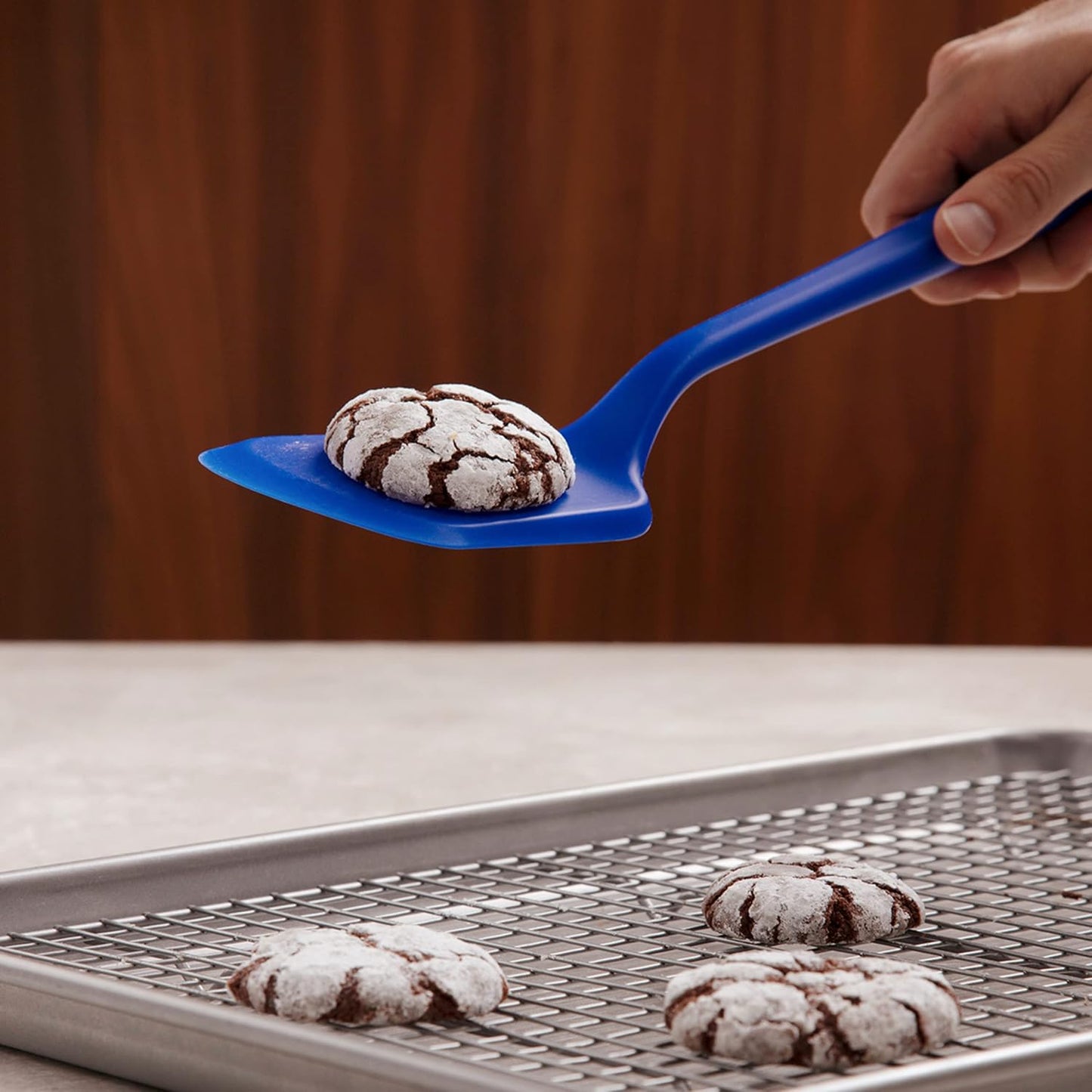 GIR: Get It Right Silicone Cooking Spatula Turner, Mini 11-In Slate, One-Piece Design & Heat-Resistant up to 425°F,