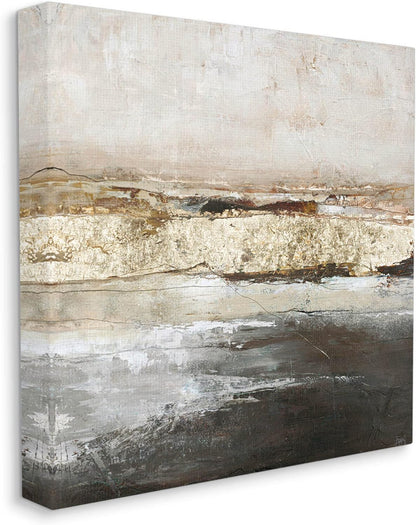 Stupell Industries Ocean Landscape Abstract Composition Canvas Wall Art - Design by Design Fabrikken