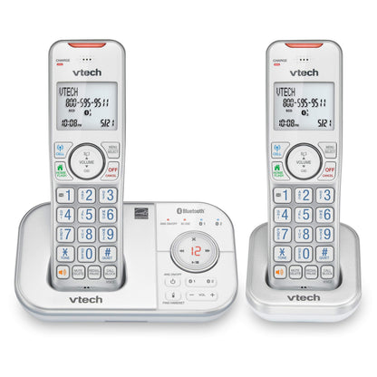 VTech VS112-4 Bluetooth 4 Handset Cordless Phone for Home with Answering Machine, Call Blocking, Caller ID, Intercom and Connect to Cell