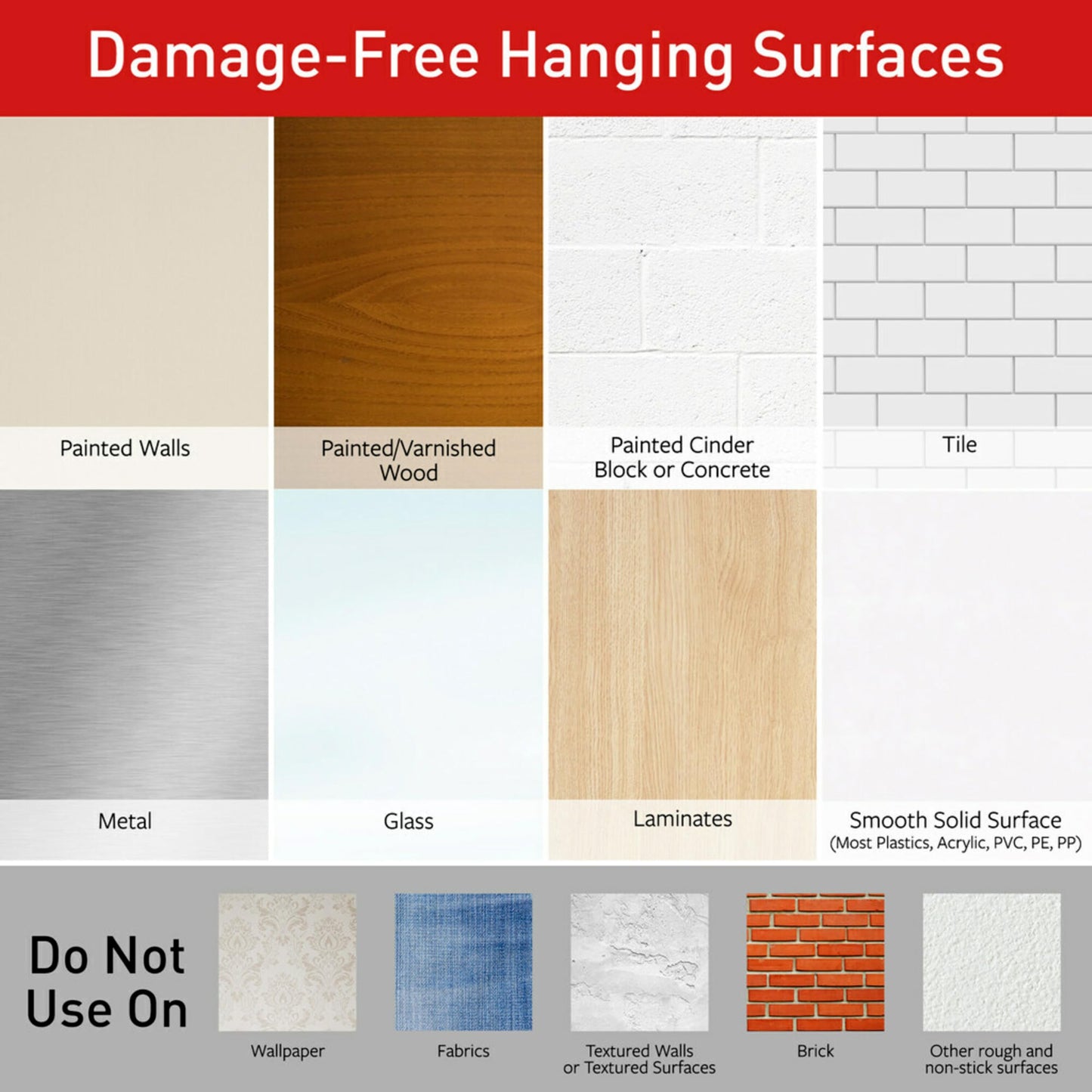 Command Large Utility Hooks, 14 Hooks and 16 Strips, Damage-Free Hanging Wall Hooks with Adhesive Strips, No Tools Adhesive Hooks for Hanging, Organization and Storage (Pack of 2)