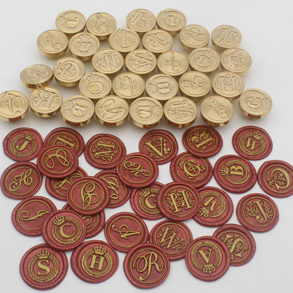 Letter Wax Seal Stamp Kit, Andotopee Wax Seal Kit Initial Alphabet R Sealing Wax Stamp Head 3pcs, Vintage Wax Stamp Seal Kit with Wax Seal Beads, Wax Seal Warmer Tools, Wax Seal Pen, Gift Box Set