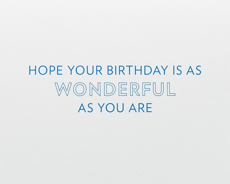 Papyrus Wonder Woman Birthday Card for Her (As Wonderful As You)
