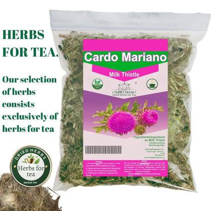 Cardo Mariano - Milk Thistle Loose Tea (4.1 oz/116.2 gr) Cardomarin Herbal Tea Gabiogreen (4.1 oz/116.2 gr).