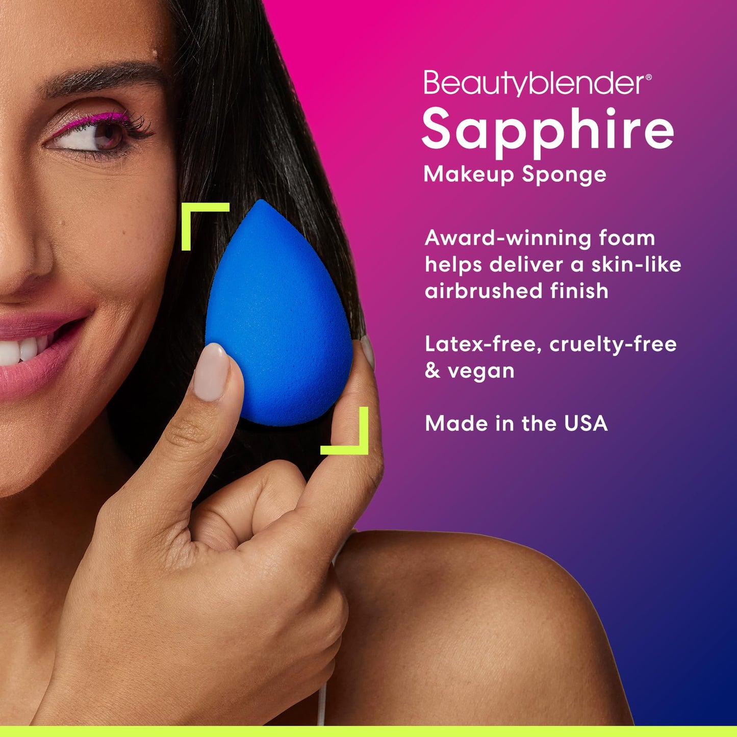 Beautyblender® | Bubble Blender Makeup Sponge | Blend Liquid Foundations, Powders and Creams | Streak Free Application | Vegan, Cruelty Free | Made in USA
