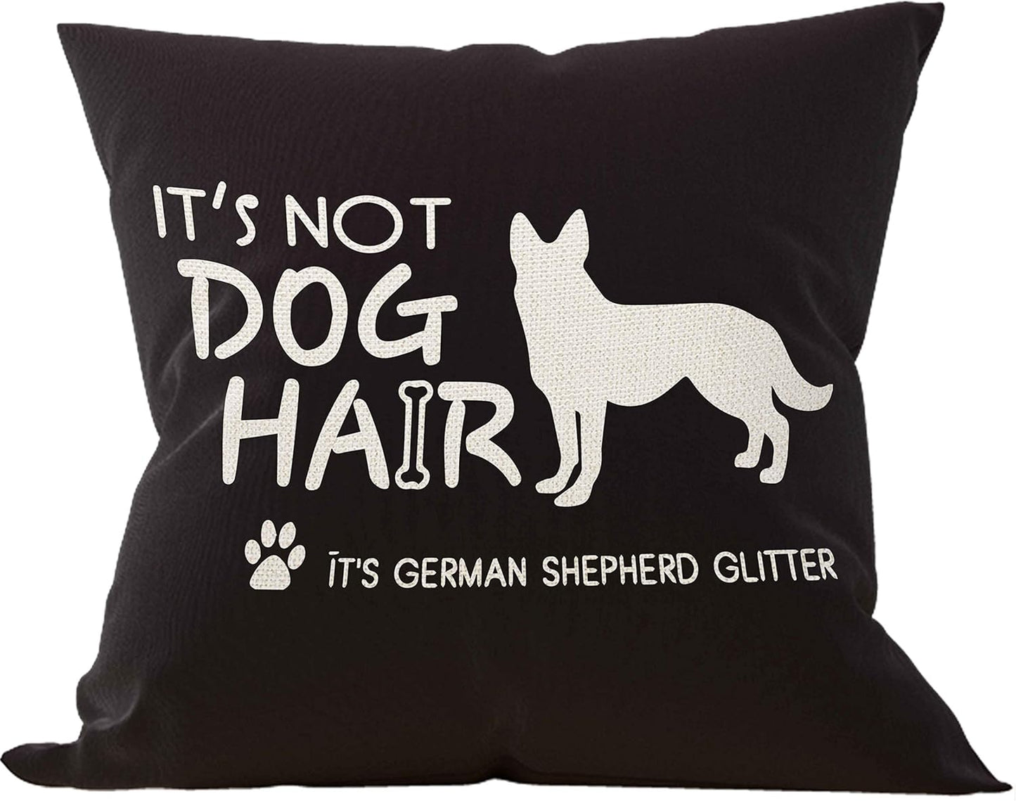 German Shepherd Pillow Covers 18x18 - Gifts for Dog Lovers, Home Decor Glitter Pillow Case
