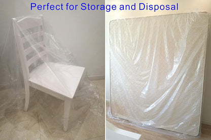 ComfortHome 4 Mil Extra Thick Sealable Mattress Bag with Adhesive Strip for Moving and Storage, Heavy Duty, Fits Twin