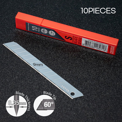 DORCO Cutter - Professional Craft & Design Tool for Artists and Designers - Ergonomic with Professional Blades, Office Knife Tool, Utility Knife, Snap off blades (S403with 11 Blades)