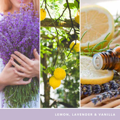 Yankee Candle Lemon Lavender Scented Classic 22oz Large Jar Single Wick Candle Over 110 Hours of Burn Time Ideal for Gifting Events and Home Fragrance